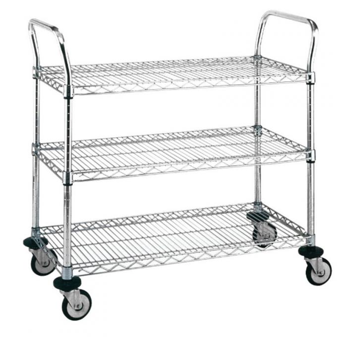 Metro MW702 Super Erecta 18" X 24" X 38" Three Shelf Standard Duty Stainless Steel Utility Cartitem #: 461MW702 Mfr #: MW702