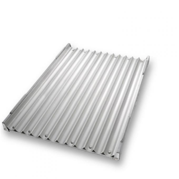 RK Bakeware China Foodservice NSF Сиконовый глазурованный 800*600 мм 8 флейты Канал Алюминиевый Французский Багет Пекарня 1