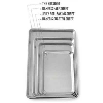 RK Bakeware China Foodservice NSF 18X26 дюйм 600X400 Алюминиевый хлебный лист Пекарня