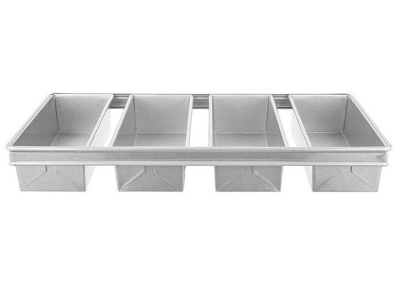 RK Bakeware China-Chicago Металлическая 4 ремни Стеклянная алюминиевая пульманская хлебная сковородка Хлебная сковородка 13 &quot;х 4&quot;х 4&quot;