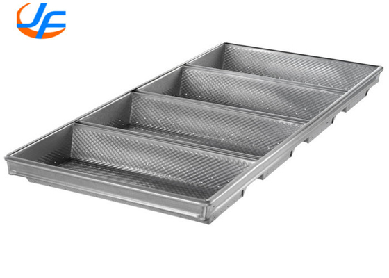 RK Bakeware China Foodservice NSF Telfon Nonstick 4 Strap Аллюминированный пульманский хлебный сковорода / стальной хлебной сковороды