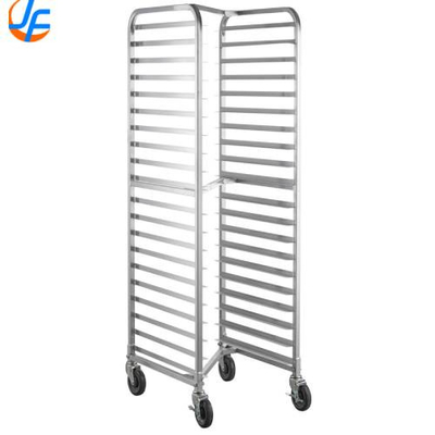 RK Bakeware China-16 Pan Aluminum End Load Sheet / Bun Pan Rack for Reach-Ins - не смонтированный