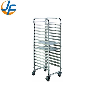 Rk Bakeware China-Z Frame 20 Pan End Load Stainless Steel Nesting Trolley Bun Sheet Pan Rack - смонтированный