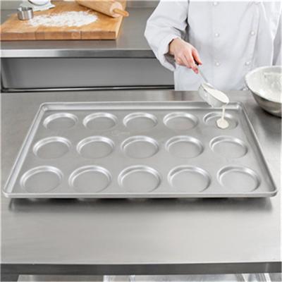 RK Bakeware Китай 3 дюйма застеклило лотка плюшки гамбургера Aluminumized поднос стального печь