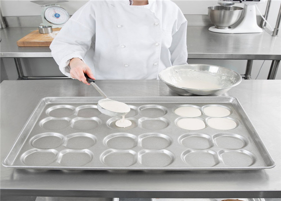 RK Bakeware China Foodservice NSF 24 Mold Алюминиевая сталь Группированная гамбургерская булочка Поднос кексы верх / печенье
