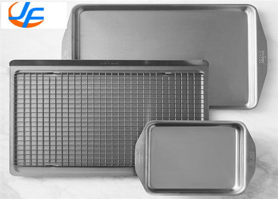 RK Bakeware China Нержавеющая сталь и алюминиевая поддошка для выпечки Алюминиевая желевая поддошка