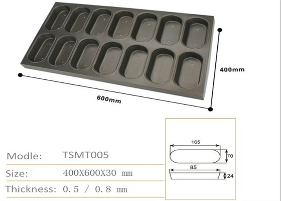 RK Bakeware China Foodservice Алюминиевая овальная булочка для выпечки