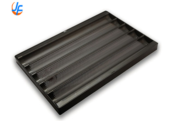 RK Bakeware China Foodservice 5 рядов Алюминиевый беспривязный перфорированный багетный трей