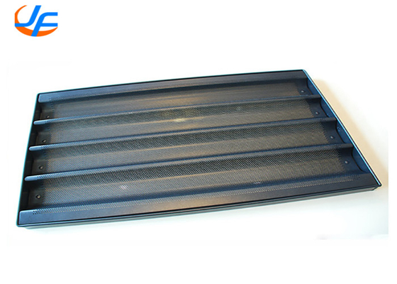 RK Bakeware China Foodservice 5 рядов Алюминиевый беспривязный перфорированный багетный трей
