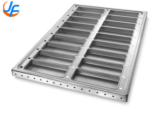 RK Bakeware China-52435 Стеклянный неприкасающийся 18 плесень Алюминиевый стальной горячий пес Бун-Пан