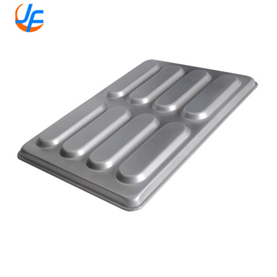 RK Bakeware China Foodservice Commercial Slicone Glazed Hot Dog Bun Pan Для оптовых пекарей