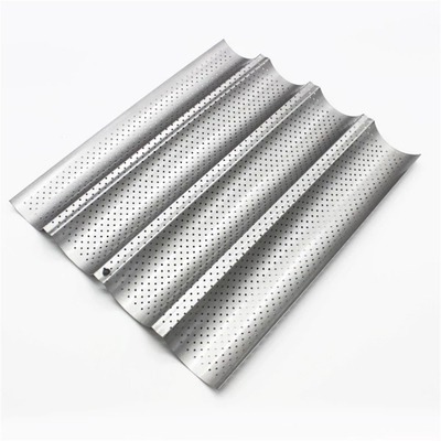 RK Bakeware China Foodservice NSF Перфорированные 3-слотные формы Багуетта Пекарная поднос Французская хлебная сковородка