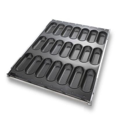 RK Bakeware China Foodservice NSF Hoagie Bun Pan/Slider Bun Pan/Square Ciabatta Roll Baking Tray (Рекламная пекарня в Китае)
