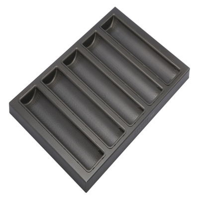 RK Bakeware China Foodservice NSF 5 Loaf Glazed Inox Baguette Baking Tray Французская хлебная сковородка