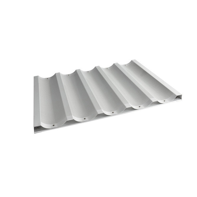 RK Bakeware China Foodservice NSF 5 Loaf Glazed Aluminum Baguette Baking Tray Французская хлебная сковородка