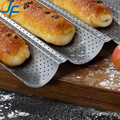 RK Bakeware China Foodservice NSF 5 Loaf Nonstick Aluminum Eurogliss Багетт Пекарня/ Французская хлебная сковородка