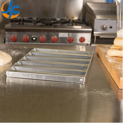 Rk Bakeware China-49053 5 Loaf Nonstick 600*400 Алюминиевая однозамокная багетная поднос / французская хлебная сковородка