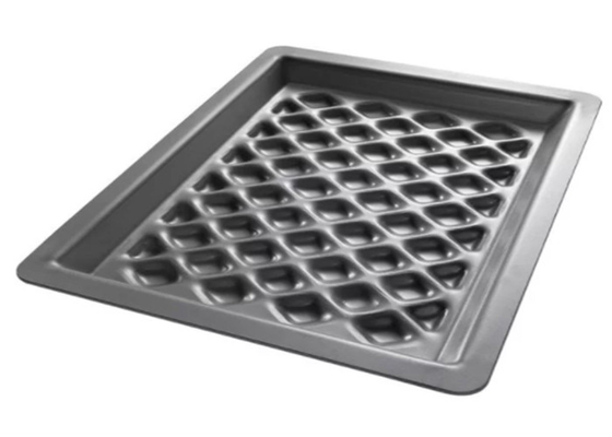 RK Bakeware China-Pizza Hut Hardcoat Anodize Aluminum Diamond Grill Pan (Рикомендуемая продукция для пекарни из Китая)