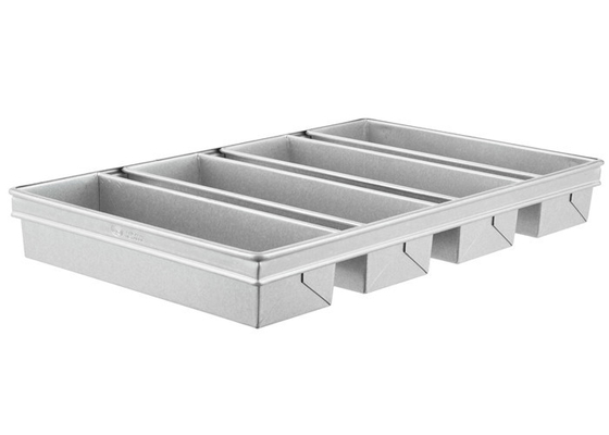 RK Bakeware China-Chicago Металлическая 4 ремни Стеклянная алюминиевая пульманская хлебная сковородка Хлебная сковородка 13 &quot;х 4&quot;х 4&quot;