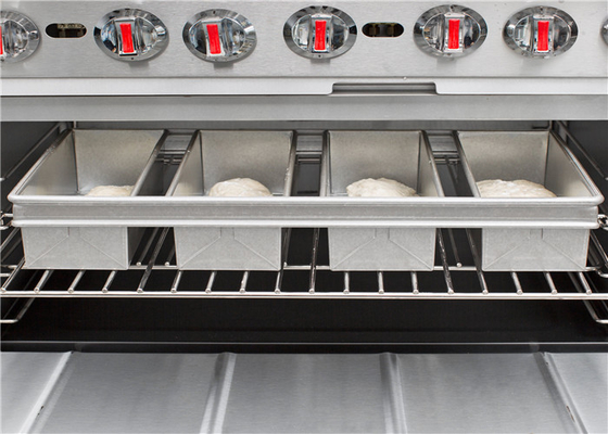 RK Bakeware China-Chicago Металлическая 4 ремни Стеклянная алюминиевая пульманская хлебная сковородка Хлебная сковородка 13 &quot;х 4&quot;х 4&quot;