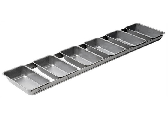 RK Bakeware China Foodservice NSF 6 Strap Оглаженные алюминиевые хлебные сковороды алюминиевые стальные хлебные сковороды