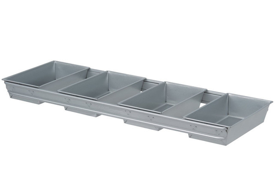 RK Bakeware China Foodservice NSF 6 Strap Оглаженные алюминиевые хлебные сковороды алюминиевые стальные хлебные сковороды