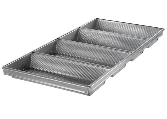 RK Bakeware China Foodservice NSF Неприкасаемая глазура 4 ремни Алюминированная стальная печь хлебная сковородка
