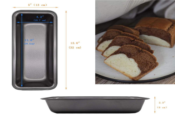 RK Bakeware China Foodservice NSF 340g Pullman Loaf Pan / Non Stick Long Loaf Tin Стальная хлебная банка