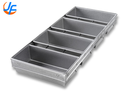 RK Bakeware China-Chicago Металлический 4 ремней открытый верхний пульман хлебная сковородка глазурированная для оптовых пекарен