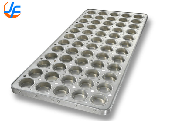 RK Bakeware China-42865 Chicago Metallic 48 Cup 2.2 oz. Глазированная алюминиевая стальная специальная блинчиковая кастрюля