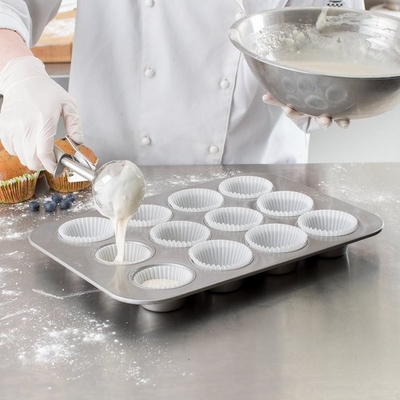 RK Bakeware China-12 Compartment Fluted 1.5mm Muffin Baking Pan Glazed Aluminized Steel (РК Бэйквейер Китай-12-го отделения с флейтой, муфтин, пекарня)