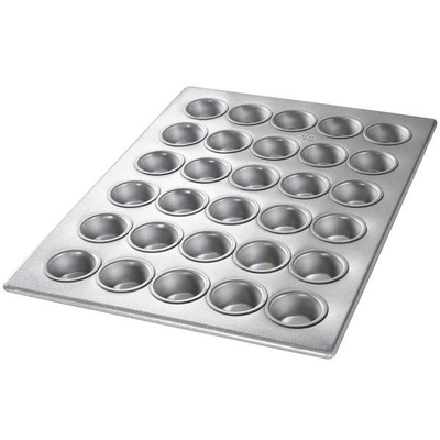 Rk Bakeware China-42754 12 Cup Glazed Aluminized Steel Mini Crown Muffin Pan/Cruffin Pan/Cruffin Tray (Рекламная пекарня из алюминиевой стали)