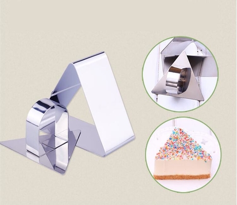 RK Bakeware China Foodservice NSF Треугольник Mousse Cake Ring Нержавеющая сталь Ring Mold Cut Biscuits Cake Bakeware Mold