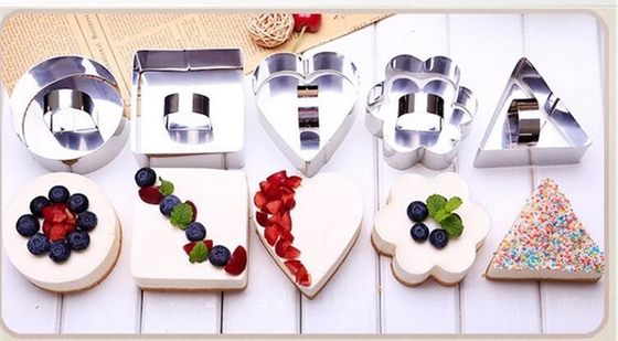 RK Bakeware China Foodservice NSF Треугольник Mousse Cake Ring Нержавеющая сталь Ring Mold Cut Biscuits Cake Bakeware Mold