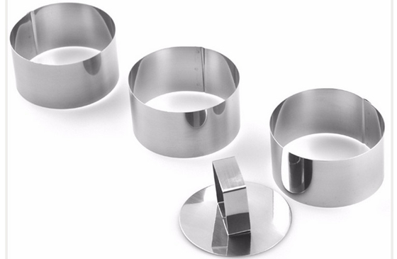 RK Bakeware China Foodservice NSF десерт круглые тортовые кольца из нержавеющей стали Серебряный цвет