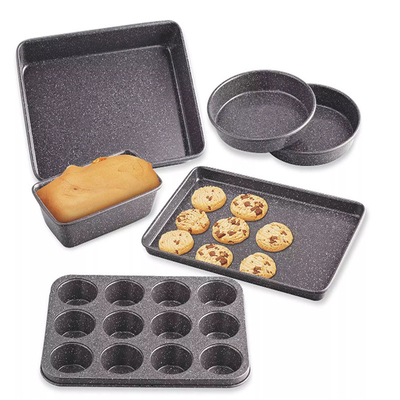 RK Bakeware China Foodservice NSF 6 Piece Nonstick Bakeware Set Cake/Cookie/Muffin/Loaf Pan (Картофель для печенья, печенье, кексы)