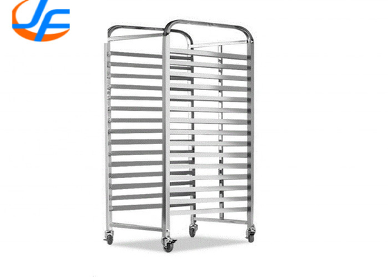 RK Bakeware China Foodservice NSF Нержавеющая сталь Мобильная корзина с продуктами GN1/1 Pan Tray Trolley Oven Rack