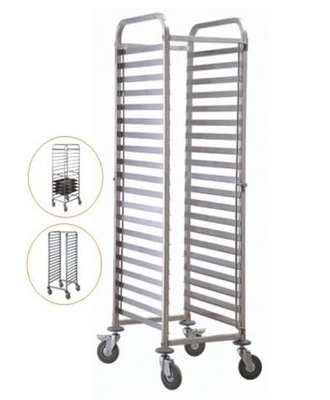 RK Bakeware China-Z Frame Nesting Stainless Steel Baking Trolley Double Oven Rack Для оптовых пекарен