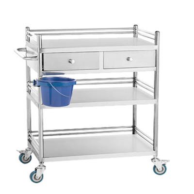 RK Bakeware China Medical Hospital Dressing Trolley из нержавеющей стали Хирургическая тележка с ящиками