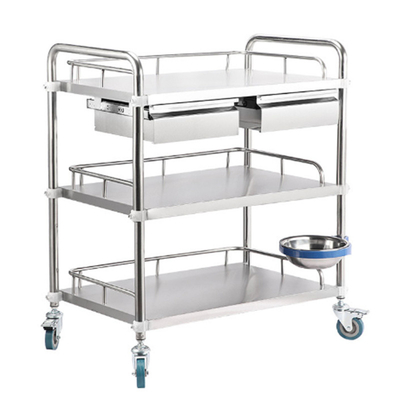 RK Bakeware China Medical Hospital Dressing Trolley из нержавеющей стали Хирургическая тележка с ящиками