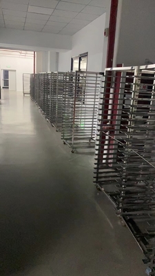 Rk Bakeware China-нержавеющая сталь рулон в 800X600 Пекарная стойка для печи Revent Rack