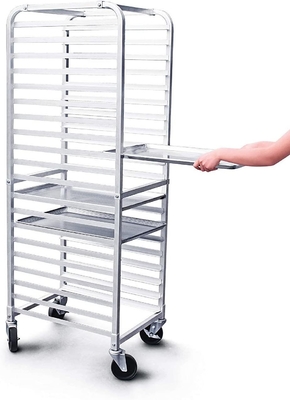 Rk Bakeware China Foodservice 36527 Commercial 20 Tier Aluminum Sheet Pan Rack Bun Pan Rack (Коммерческая 20 уровневая алюминиевая плитка для выпечки)