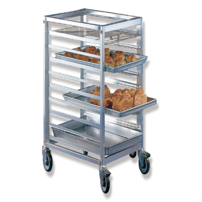 Rk Bakeware China- Нержавеющая сталь Flatpack наклонный дисплейная стойка / тележка