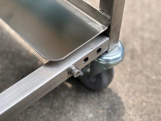 Rk Bakeware China-Flatpack Rack Trolleys из нержавеющей стали, предназначенные для 16 дюймовых и 18 дюймовых поддонов