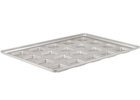 RK Bakeware China Foodservice NSF Custom 22 Square Ciabatta Roll Pan Baking Tray- Band In Rim (Рекламный блюдо из Китая)